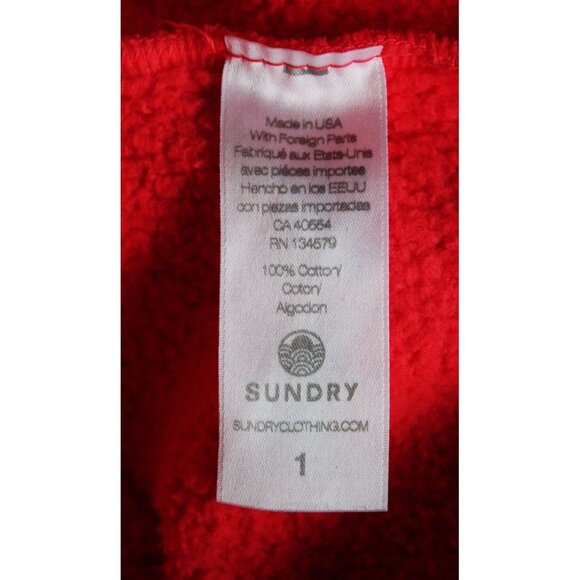 Sundry Red Sweatshirt - Picture 9 of 9